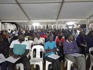 Journalists undergoing the one week symposium at Kyambogo University 
