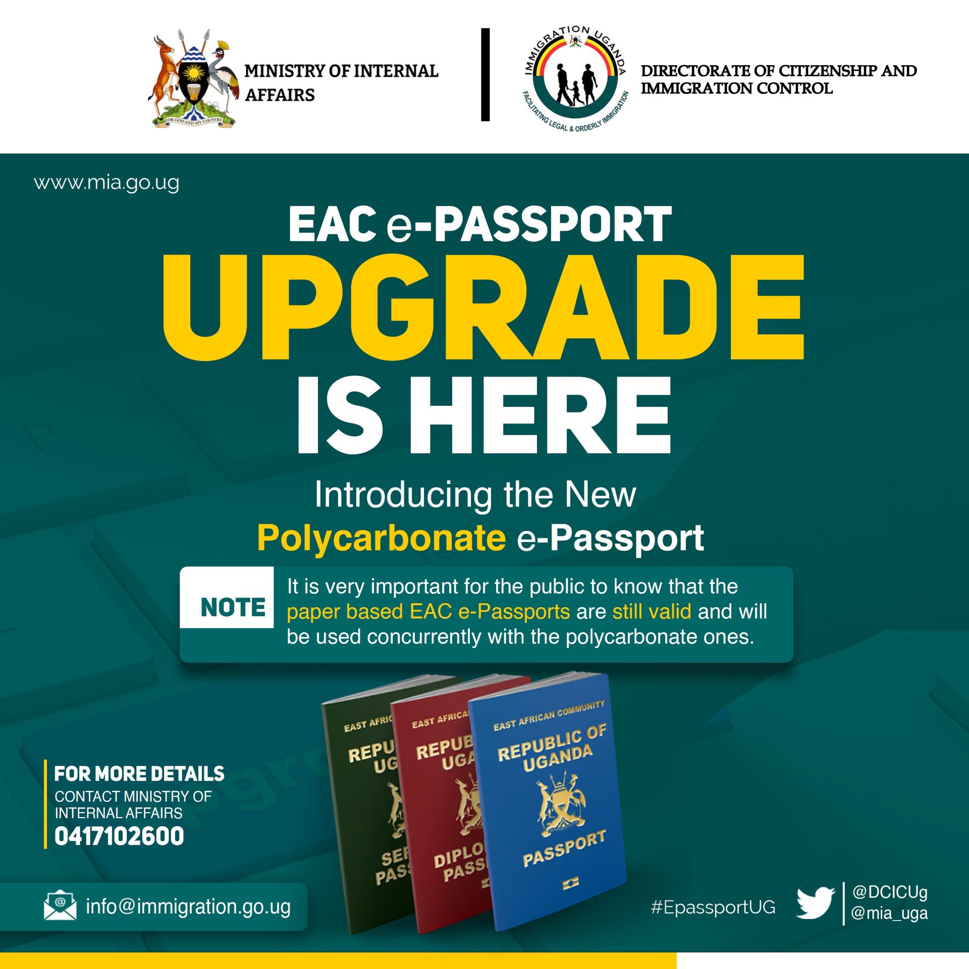 Uganda Upgrades From Paper To Polycarbonate Based Passports Explorer   7B487963 94F2 4437 BC58 91E3E3910D99 1920x1920 