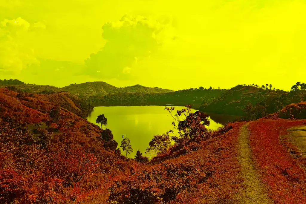 Kasenda Crater Lakes in Western Uganda