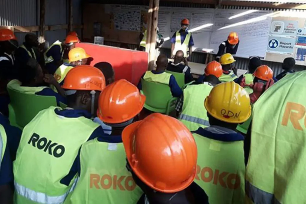 ROKO staff being briefed