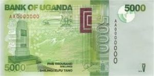 5,000 shilling note 