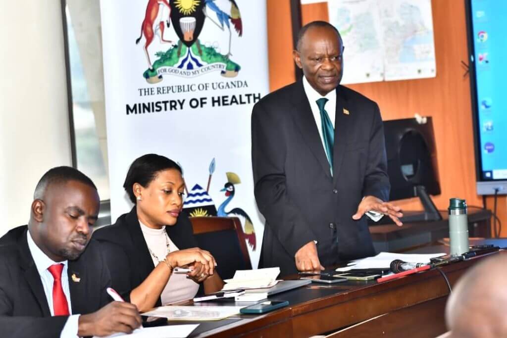 Dr. Andrew Mwebesa, the Director General of Health Services,