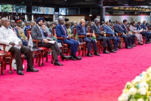 President Museveni alongside fellow African Heads of State at the IDA21 Summit in Naiorbi, Kenya